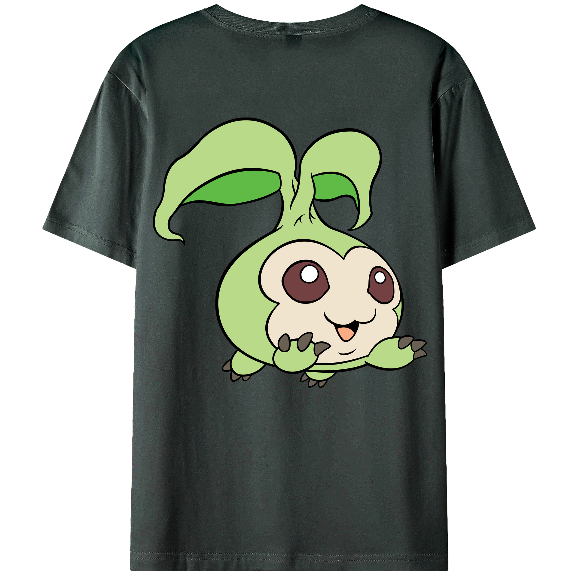 （画像用） Digimon デジタルモンスター/デジモン 綿100％ メンズ半袖Tシャツ（バックプリント） 通気性